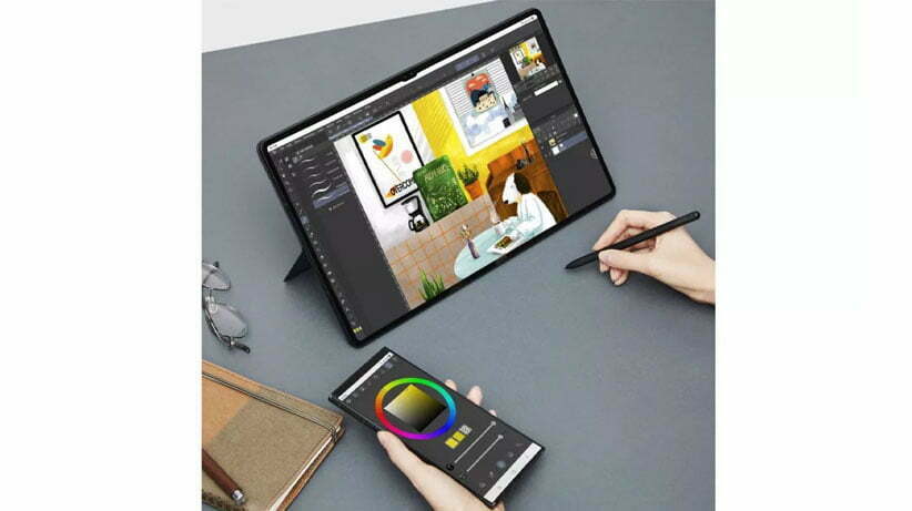 تصاویر تبلیغاتی سری Galaxy Tab S8 و Galaxy S22